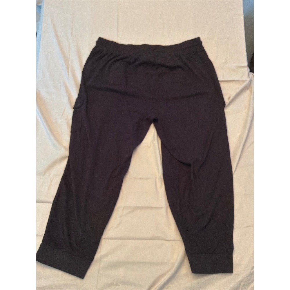 Torrid Cargo Jogger Pants Women 3X Black Tapered Rayon Blend Pocket Gorpcore - Picture 3 of 8